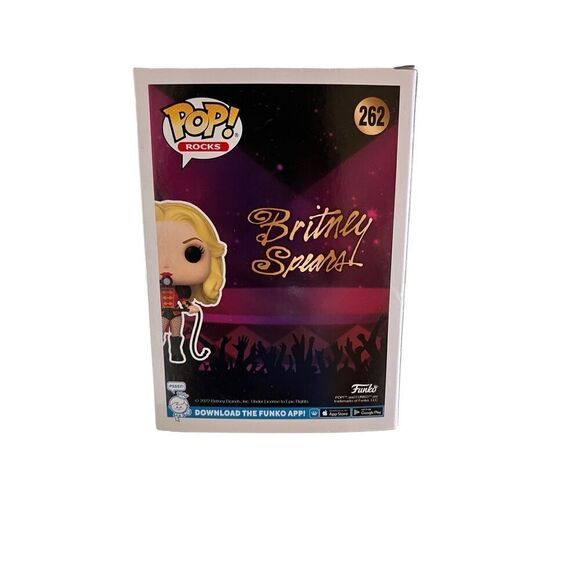 Funko Pop Rocks Britney Spears Circus Ringmaster 262 New in Box! - Picture 5 of 8